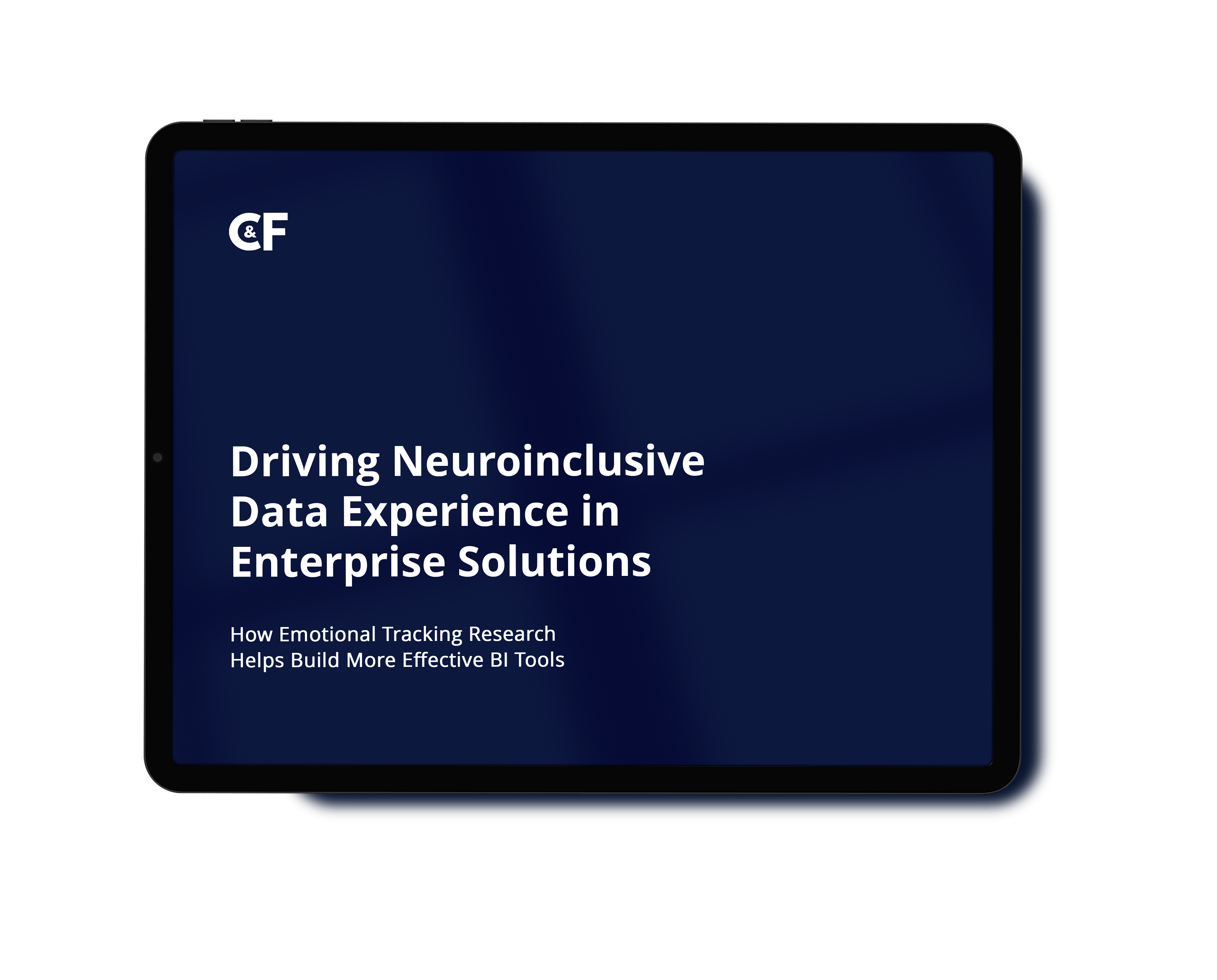 Driving Neuroinclusive Data Experience in Enterprise Solutions - screen